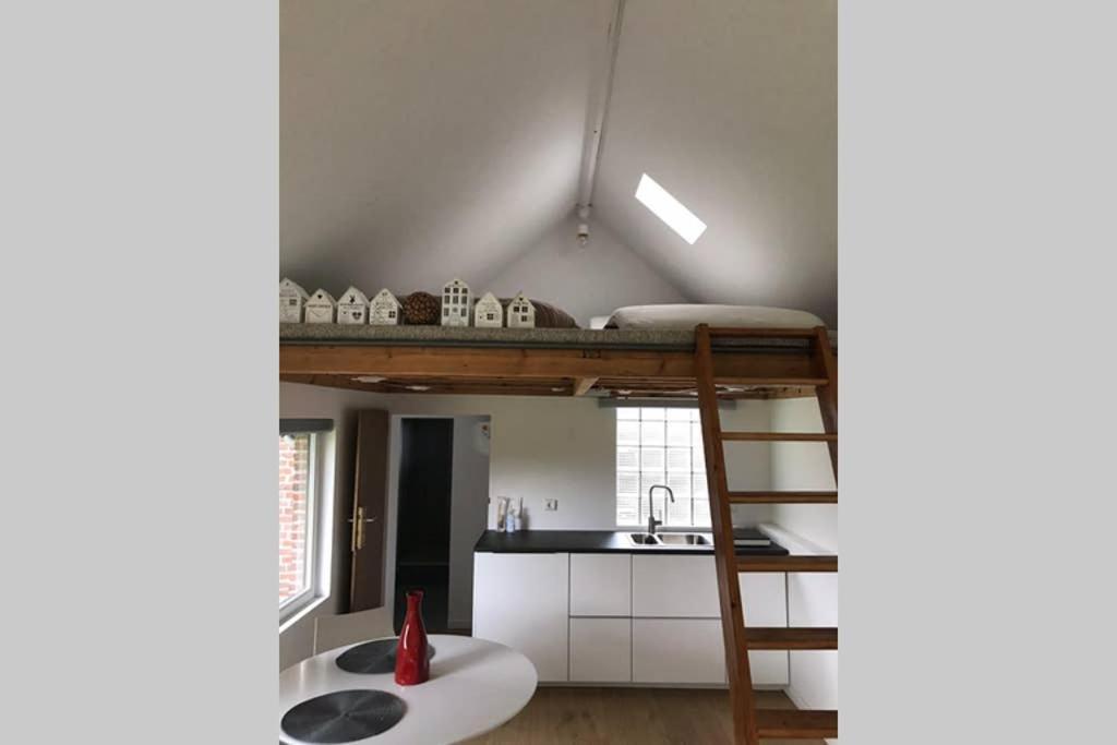 Cozy Studio On A Quaint Farm Apartman Kruibeke Kültér fotó